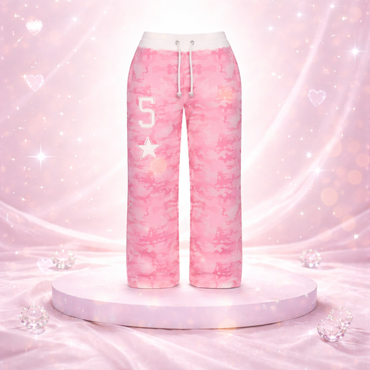 Pink Y2K Camouflage Sweatwear